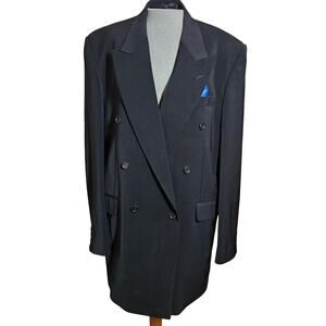 Black Suit Jacket Size 42 Long